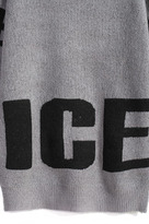 Thumbnail for your product : ICE Print Loose White Sweater