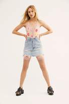 Thumbnail for your product : Intimately Here I Am Printed Bike Short Romper