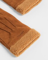 Thumbnail for your product : Ted Baker Nubuck Fleece Lined Gloves
