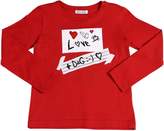 Thumbnail for your product : Dolce & Gabbana LOVE PATCHES JERSEY LONG SLEEVE T-SHIRT