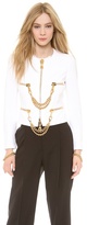 Thumbnail for your product : Moschino Zip Front Chain Jacket
