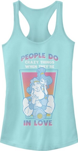 Hercules JuniorsWomensHerculesValentine'sDayPeopleDoCrazyThingsRacerbackTankTop-Cancun-XLarge