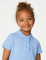 Thumbnail for your product : M's 2pk Girls' Slim Stain Resist School Polo Shirts (2-16 Yrs)