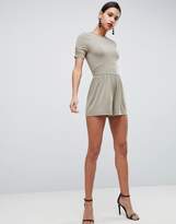 Thumbnail for your product : ASOS Design Jersey Tea Romper