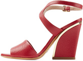 Thumbnail for your product : ChloÃ© Beky Leather Wedges