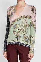 Thumbnail for your product : Etro Printed Wool Pullover with Cashmere