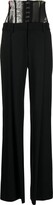Bustier-Style High-Waist Trousers 