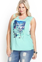 Thumbnail for your product : Forever 21 FOREVER 21+ palm springs muscle tee
