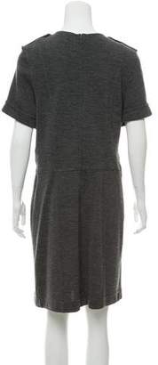 Burberry Knee-Length Wool Dress
