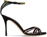Thumbnail for your product : Sergio Rossi 90mm Godiva embellished suede sandals