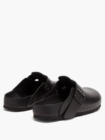 Thumbnail for your product : Rick Owens X Birkenstock Boston Leather Sandals - Black