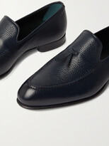 Thumbnail for your product : Brioni Lukas Full-Grain Leather Tasselled Loafers - Men - Blue - UK 9