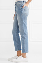 Thumbnail for your product : Frame Le Original High-rise Straight-leg Jeans - Mid denim