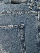 Thumbnail for your product : Diesel Black Gold straight jeans with bleached patch