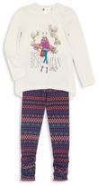 Thumbnail for your product : Petit Lem Little Girls Two Piece Topand Pants Set