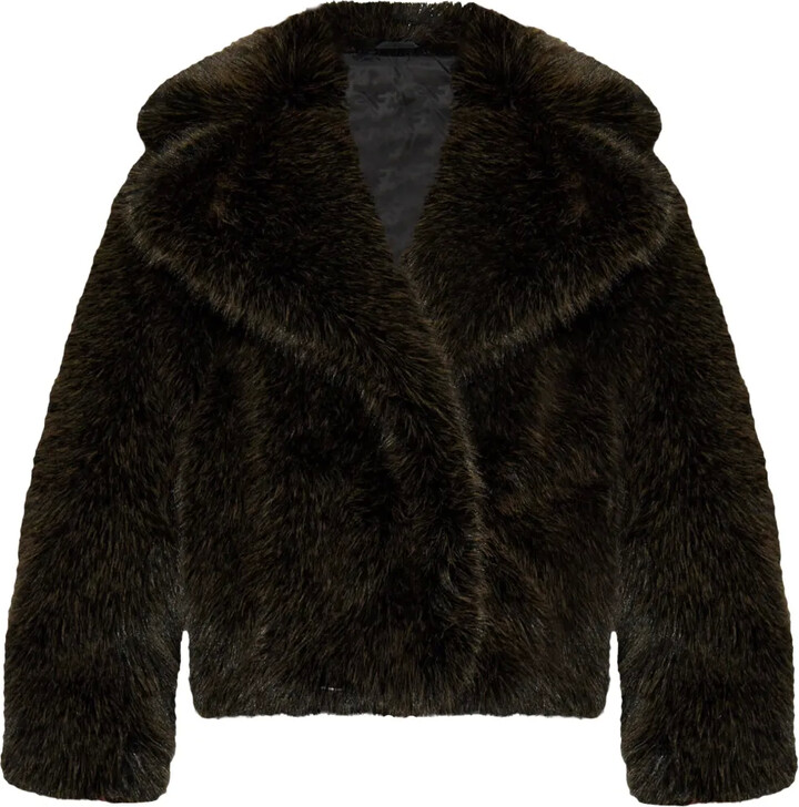 Faux fur jacket