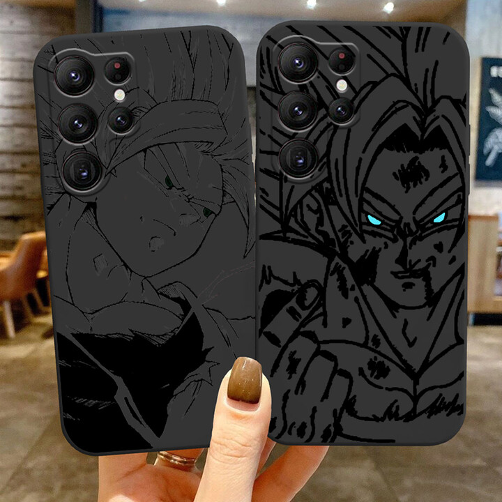 Comic Art D-Dragon Ball Goku For Samsung Galaxy S24 S23 S22 S21 S20 FE S10 S10E Plus Ultra Pro Lite 5G Black TPU Phone Case