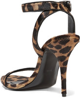 Thumbnail for your product : Alexander Wang Atalya leopard-print calf hair sandals