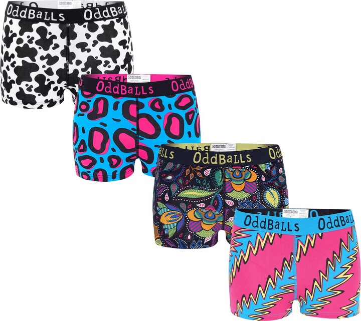 OddBalls Popular Bundle Ladies Boxer Shorts Gift for Her The