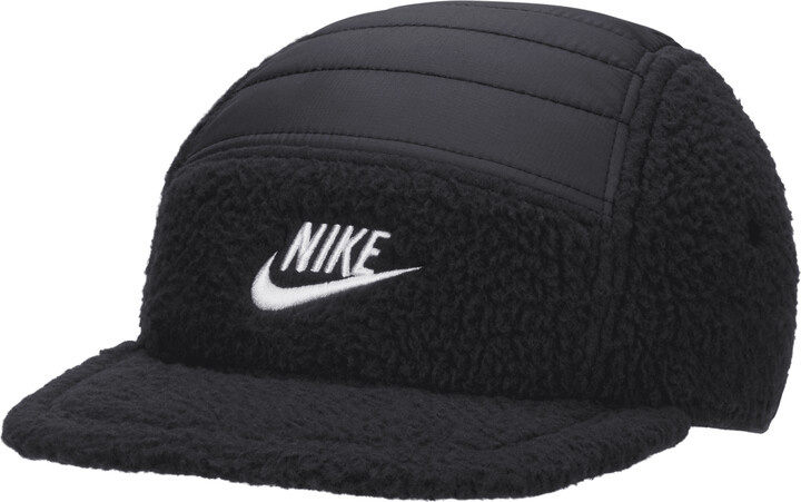 Nike Unisex Fly Cap Unstructured 5-panel Flat Bill Hat in Black - ShopStyle