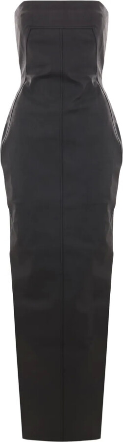 【関税＆送料込み】Rick Owens 'Lido Draped' Maxi Dress Rick Owens Lido Draped Gown in Dark Pink | FWRD