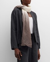 Thumbnail for your product : Eileen Fisher Organic Linen-Cotton Ombre Scarf