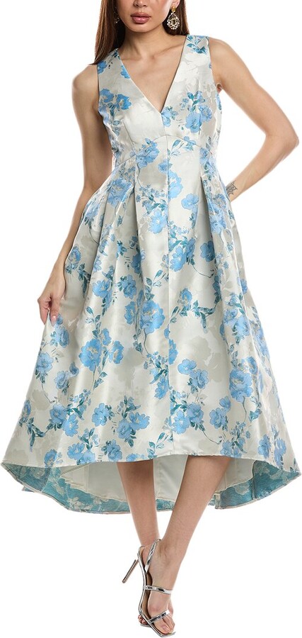 Eliza J Jacquard A-Line Gown