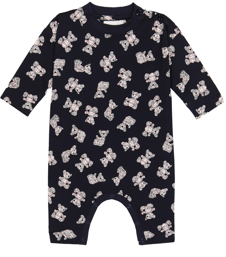Burberry Children Baby bear cotton jersey onesie ShopStyle Bibs