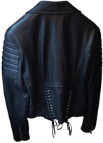 Thumbnail for your product : Faith Connexion Black Leather Biker jacket