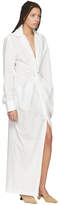 Thumbnail for your product : Jacquemus White La Robe Bolso Longue Dress