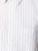 Thumbnail for your product : Golden Goose pinstripe curved hem shirt