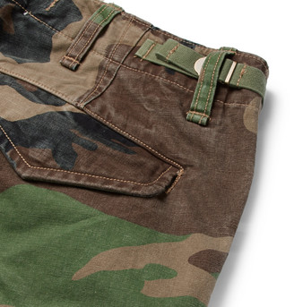 Polo Ralph Lauren Slim-Fit Camouflage-Print Cotton-Twill Cargo Trousers - Men - Green