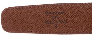 Louis Vuitton Taiga Classique Belt