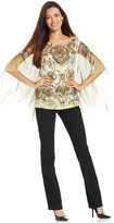Thumbnail for your product : Style&Co. Petite Printed Poncho