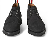 Thumbnail for your product : Thom Browne Nubuck Wingtip Chukka Boots