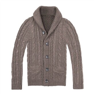 Xact Mens Cardigan Button Front Fashion Jumper