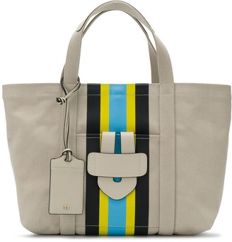 Tila March Front Striped Tote