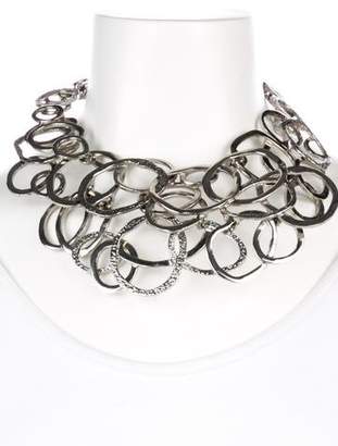 Oscar de la Renta Interlocking Circles Collar Necklace