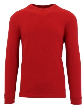 Mens red thermal shirt Clearance