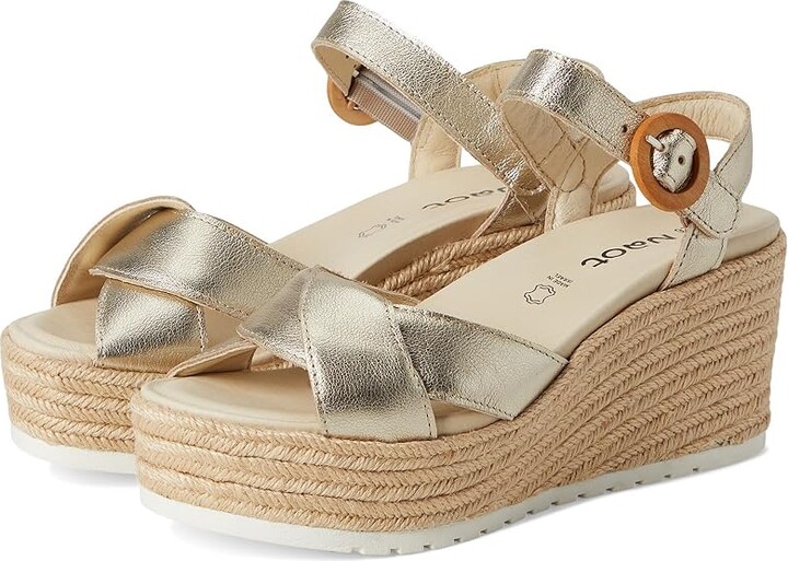 Naot Footwear Marbella Women's Sandals Radiant Gold Leather : EU 39 (US Women's 8) M