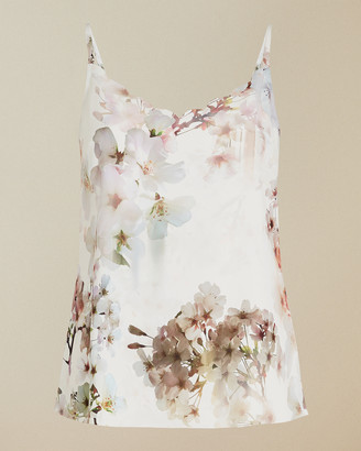 Ted Baker IVVEY Vanilla printed scalloped cami