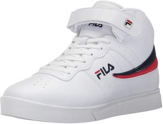 Fila Men's Vulc 13 Mid Plus White/Navy/Red High Top Shoes Sneakers