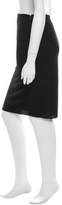 Thumbnail for your product : Maison Rabih Kayrouz Pleated Knee-Length Skirt w/ Tags