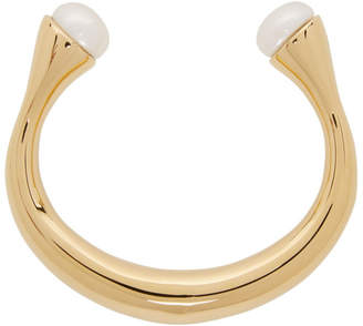 Chloé Gold Darcey Round Cuff Bracelet