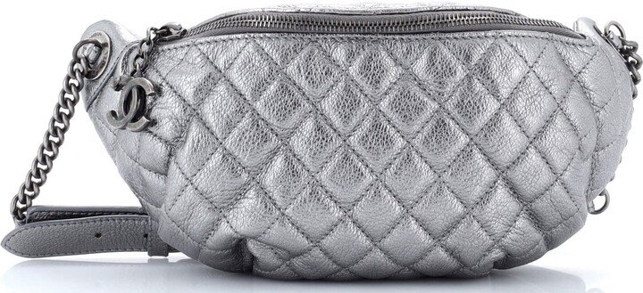 Chanel Banane Waist Bag Quilted Leather
