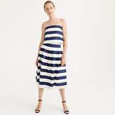Thumbnail for your product : J.Crew Pleated satin skirt in stripe