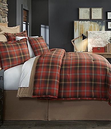 Daniel Cremieux Ellison Plaid Flannel Comforter Mini Set - ShopStyle