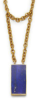 Thumbnail for your product : Aesa Solange Lapis Long Pendant Necklace