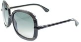 Thumbnail for your product : Tod's TO 0002 01A Black Ruthenium Fashion Sunglasses Grey Gradient  Lens