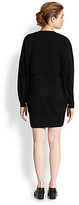 Thumbnail for your product : Stella McCartney Paneled Tulip Sweatshirt Dress